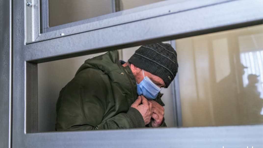 Обвинувачений у розбещенні неповнолітніх в залі Галицького районного суду Львова, 3 березня 2021 року.