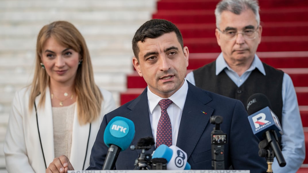 Кандидат у президенти Румунії та лідер «Альянсу за Союз румунів» Джордже Сіміон