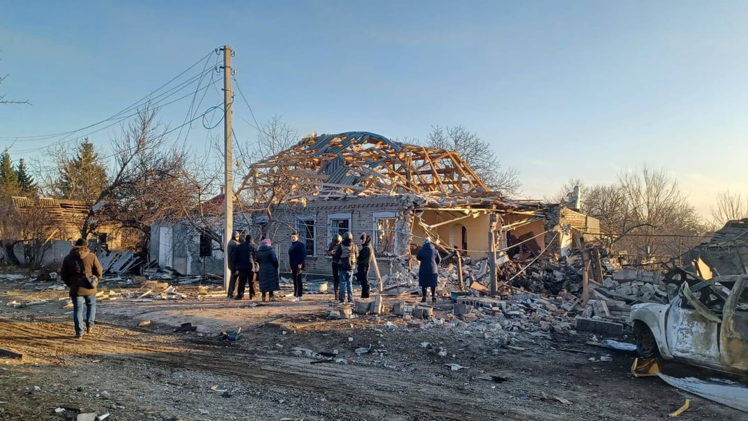 На місці російського удару в Краматорську 13 лютого 2025 року