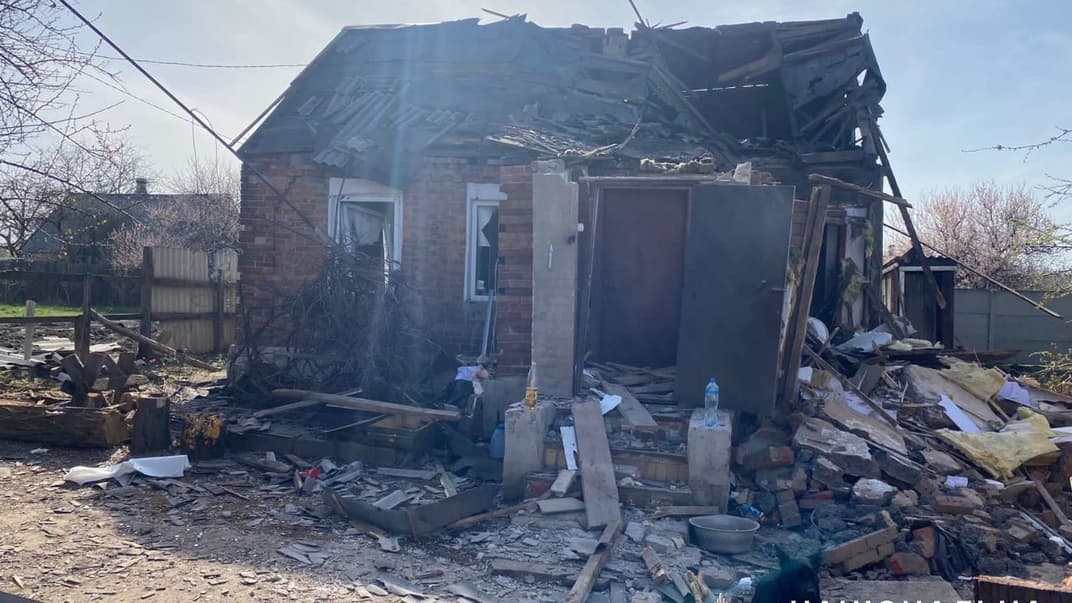 Наслідки обстрілу Донеччини