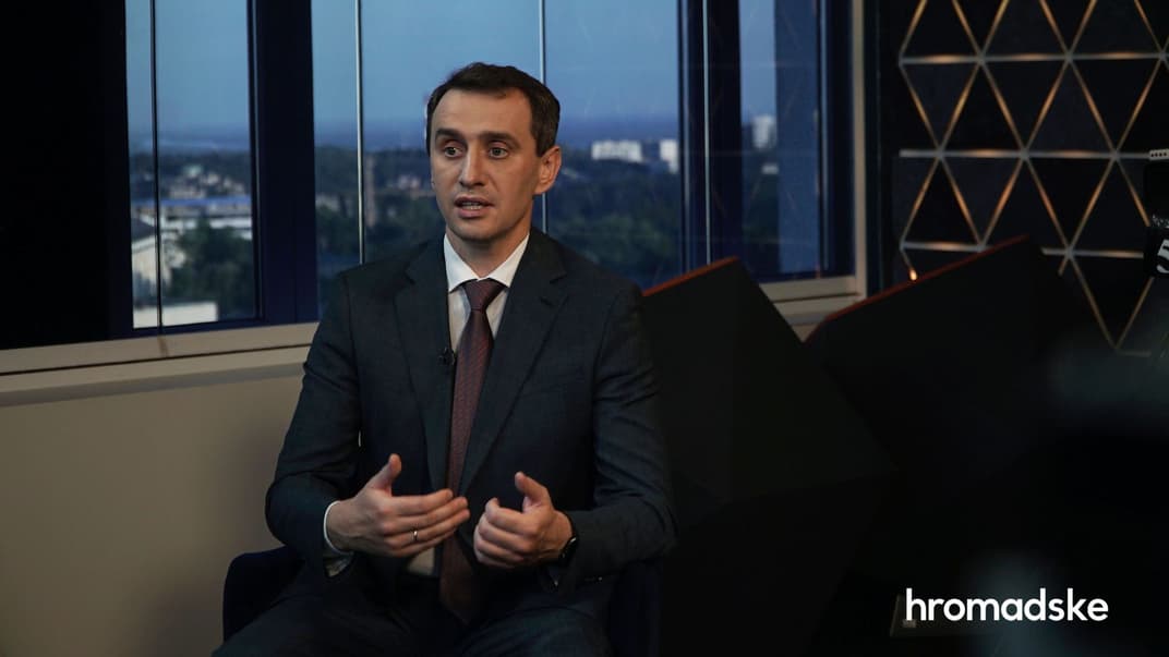 Головний санітарний лікар України Віктор Ляшко у студії hromadske, Київ, 1 липня 2020 року 