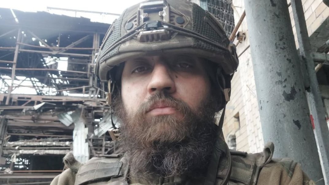 Військовий бригади «Азов» Андрій Кориневич