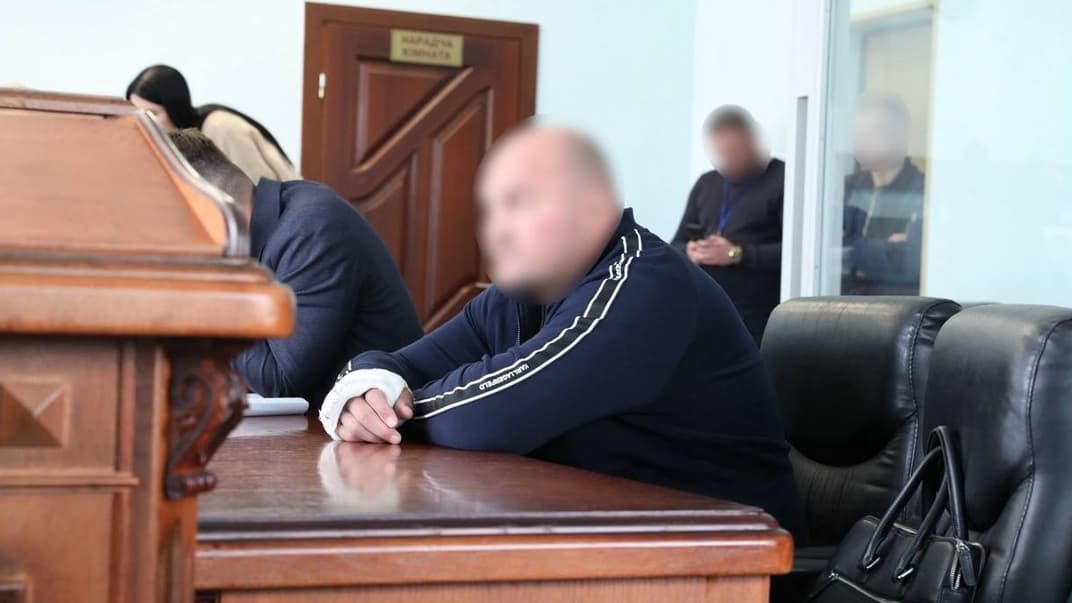 Подозреваемый в зале Киевского апелляционного суда