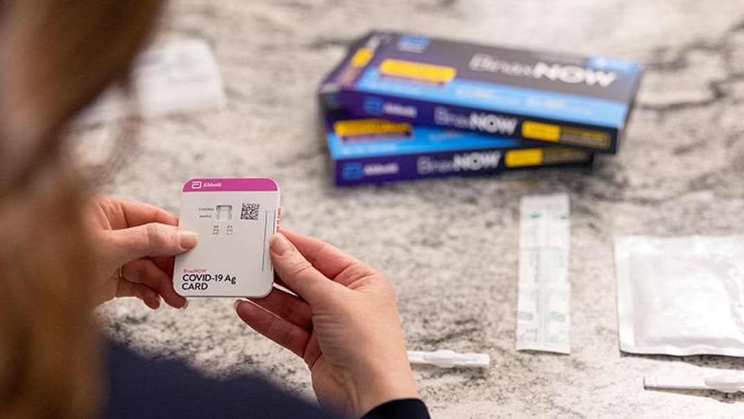Експрес-тест на коронавірус BinaxNOW дає результат за 15 хвилин. Ілюстративне фото