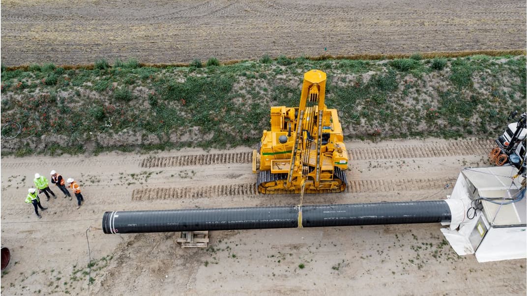 Будівництво частини Baltic Pipe на території Данії