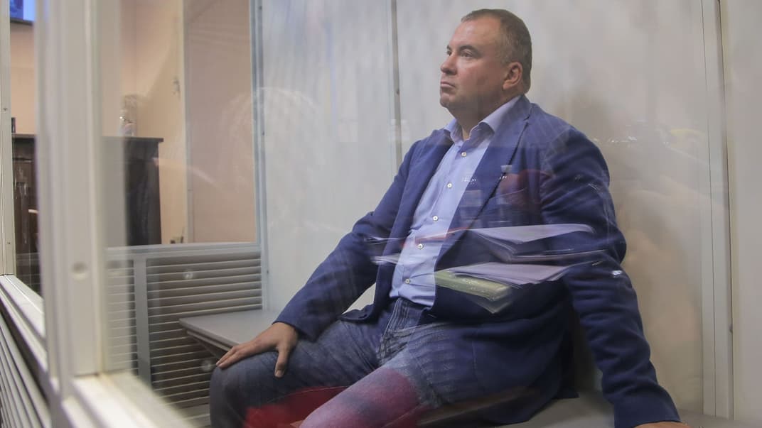 Ексзаступник секретаря РНБО Олег Гладковський під час засідання Вищого антикорсуду, Київ, 18 жовтня 2019 року