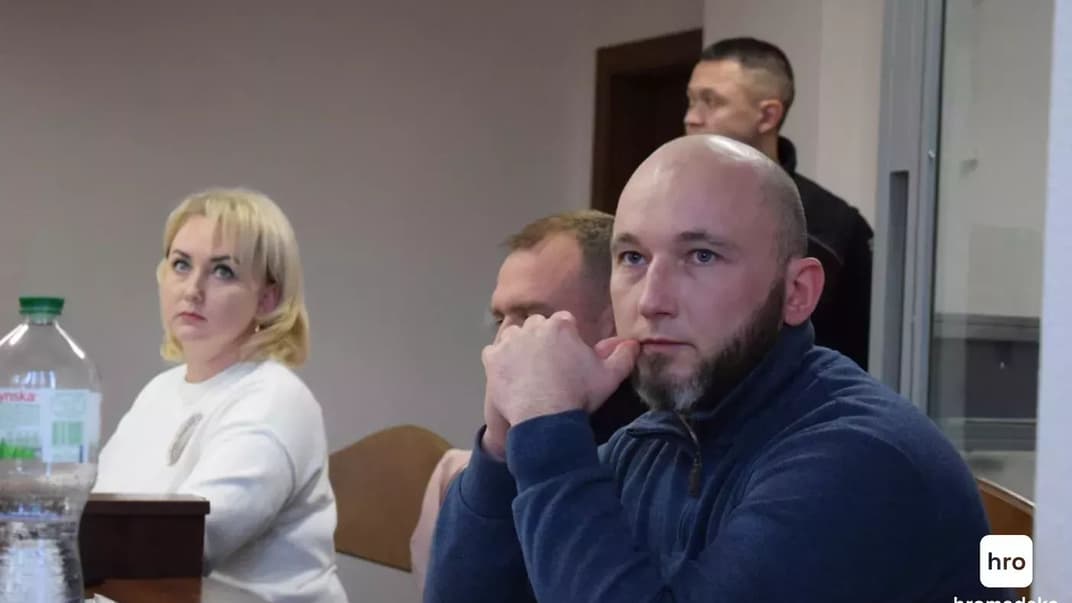 Судья Алексей Тандыр в Святошинском районном суде Киева, 20 ноября 2023 года