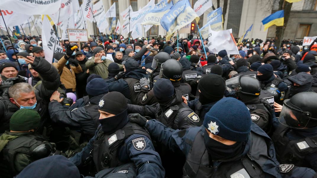 Сутички біля Верховної Ради, Київ, 17 листопада 2020 року