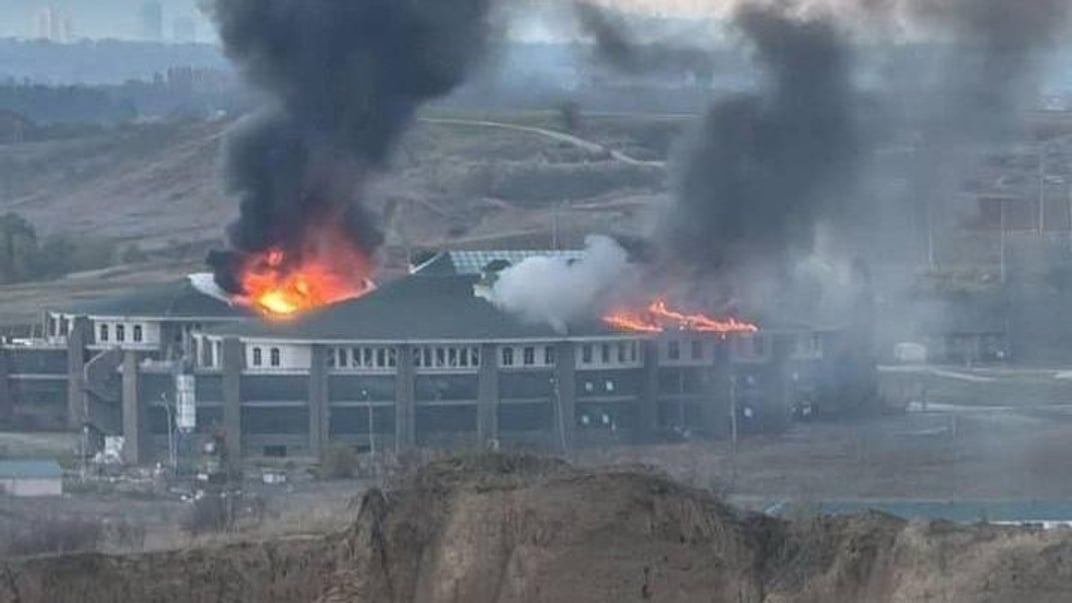 Пожежа в університеті «імені путіна» в Чечні