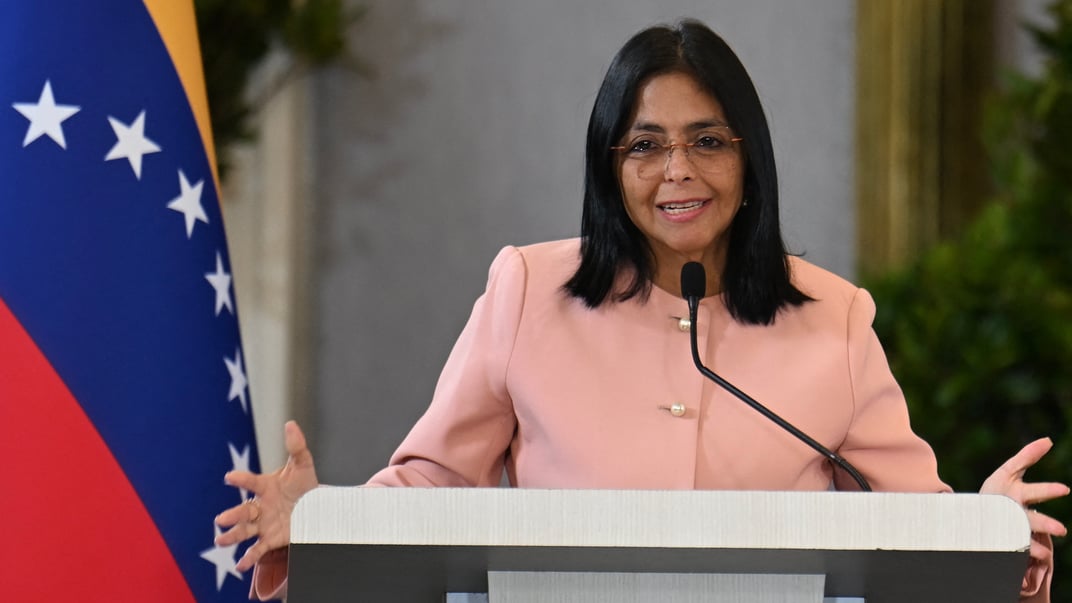 Віцепрезидентка Венесуели Делсі Родрігес Віцепрезидентка Венесуели Делсі Родрігес