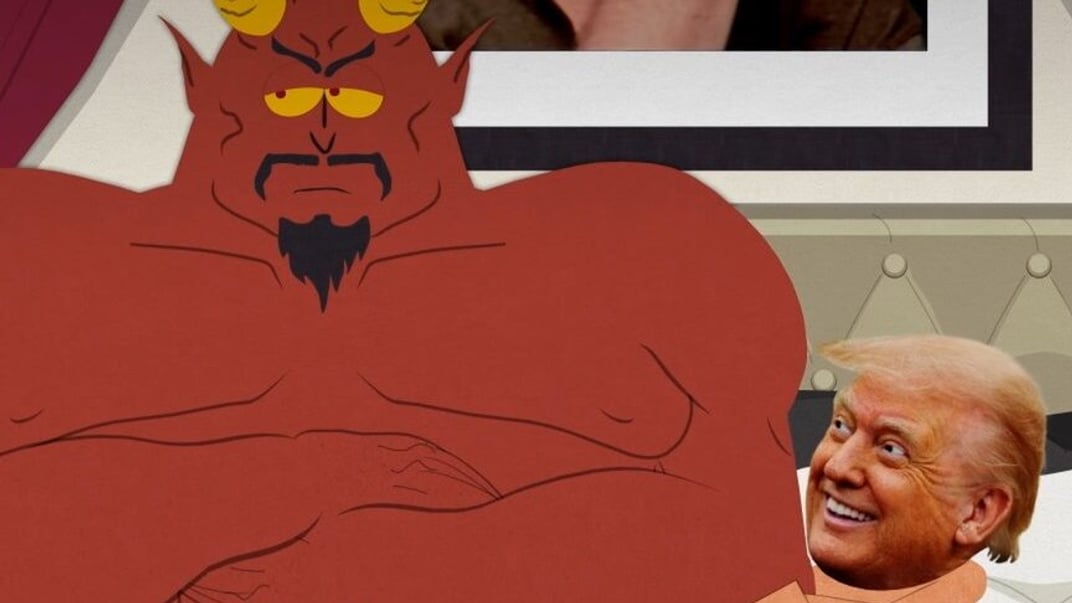 Сцена з нового епізоду мультсеріалу «Південний парк»