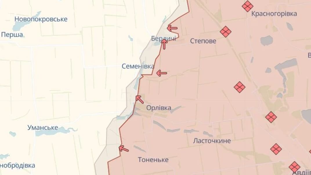 Карта DeepState станом на 28 березня 2024 року