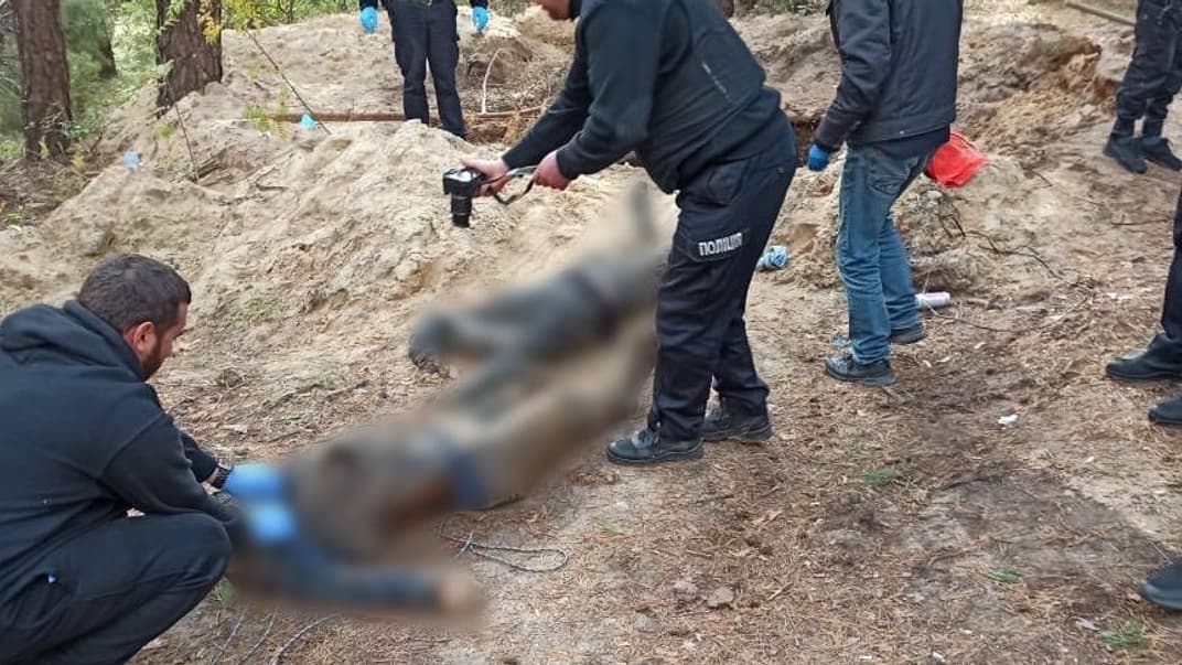 На базе отдыха в Харьковской области нашли гражданских, убитых российским спецназом