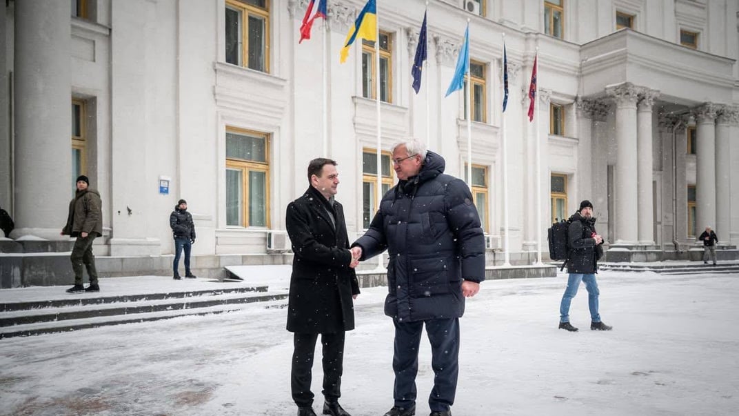 До України прибув міністр закордонних справ Чехії, 9 січня 2026 року