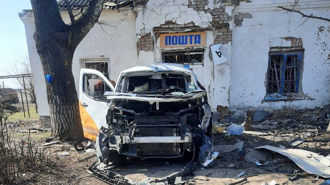 Авіаудари росії 14 березня знищили або пошкодили чотири відділення «Укрпошти»