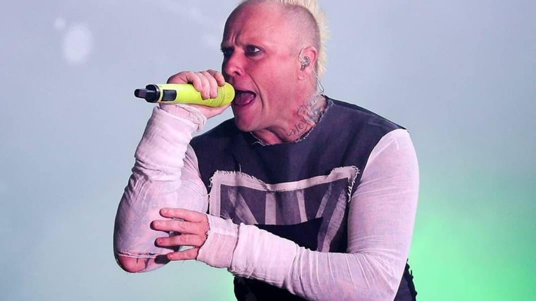 Соліст гурту The Prodigy Кіт Флінт виступає на фестивалі Alive Festival у містечку Оейраш, Потругалія, 10 липня 2015 року