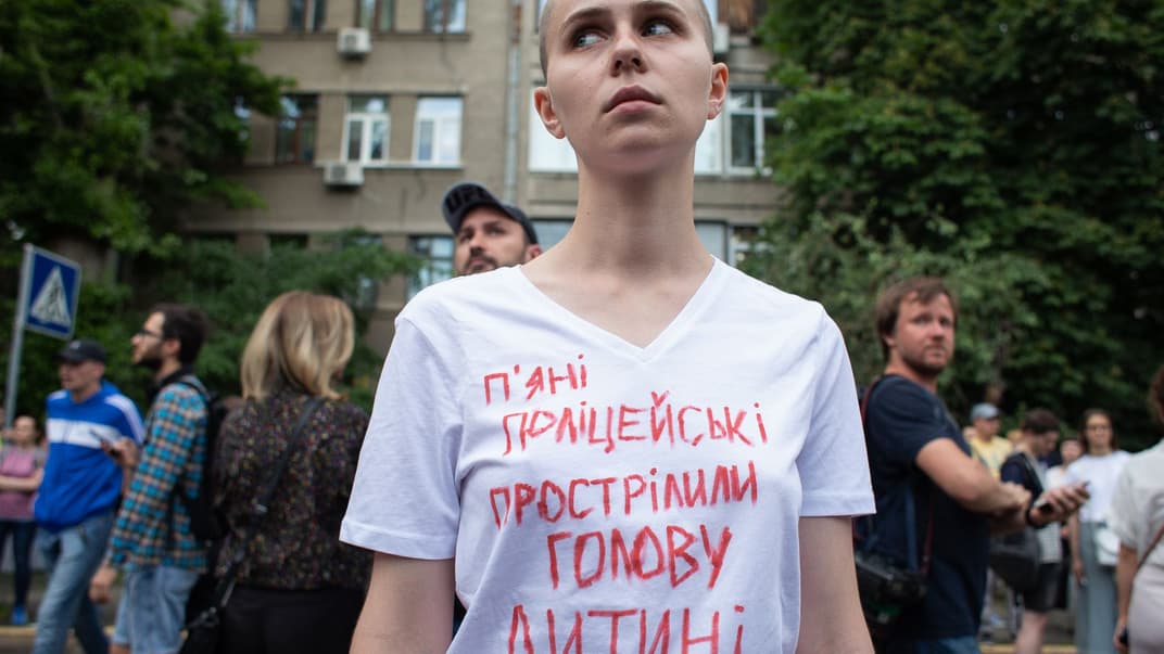 Акція протесту з вимогою розслідування вбивства 5-річного Кирила Тлявова, Київ, 4 червня 2019 року