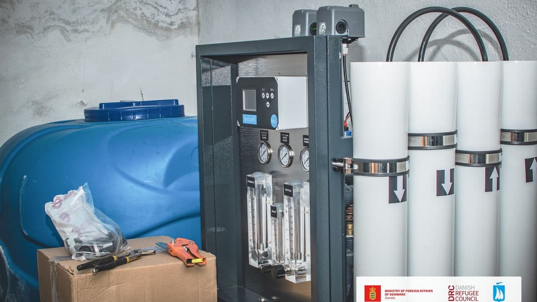 Система для очищення води, яку Данія передала Миколаєву