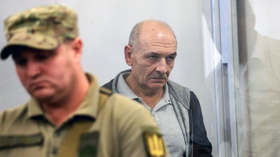 Фігурант у справі збитого літака MH17, екс-бойовик так званої «ДНР» Володимир Цемах під час засідання Київського апеляційного суду, 5 вересня 2019 року