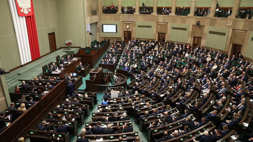 Ілюстративне фото. Засідання польського парламенту 17 січня 2024 року