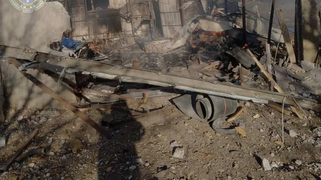 Наслідки російського обстрілу у селі Микільське на Херсонщині, 26 грудня 2023 року