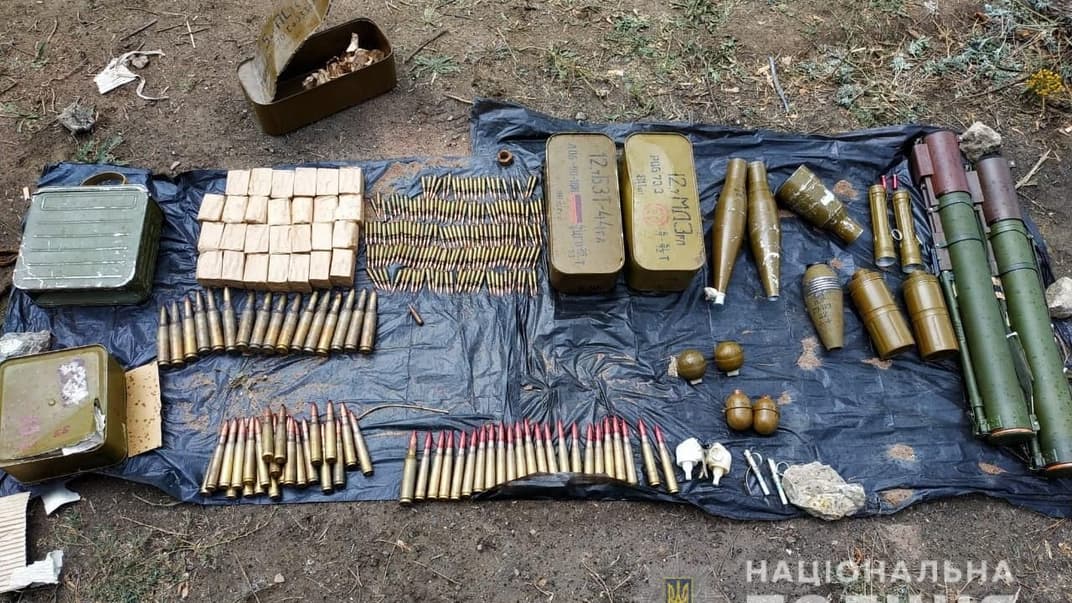 В Луганской области обнаружили схрон с боеприпасами