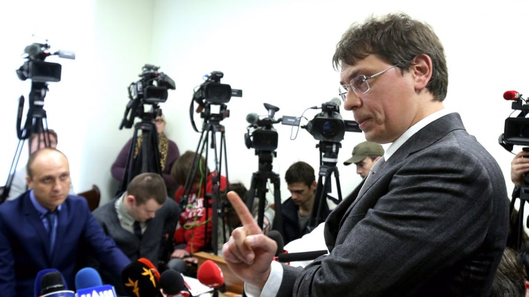 Колишній народний депутат Дмитро Крючков під час засідання суду з розгляду клопотання про обрання йому запобіжного заходу у Солом’янському районному суді Києва, 17 квітня 2019 року