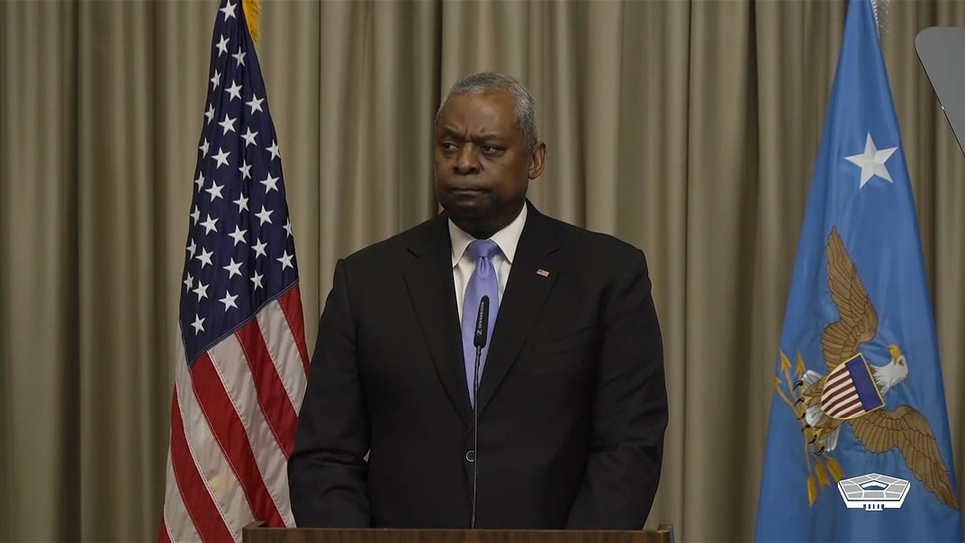 Міністр оборони США Ллойд Остін підбиває підсумки 25-ї зустрічі у форматі «Рамштайн»