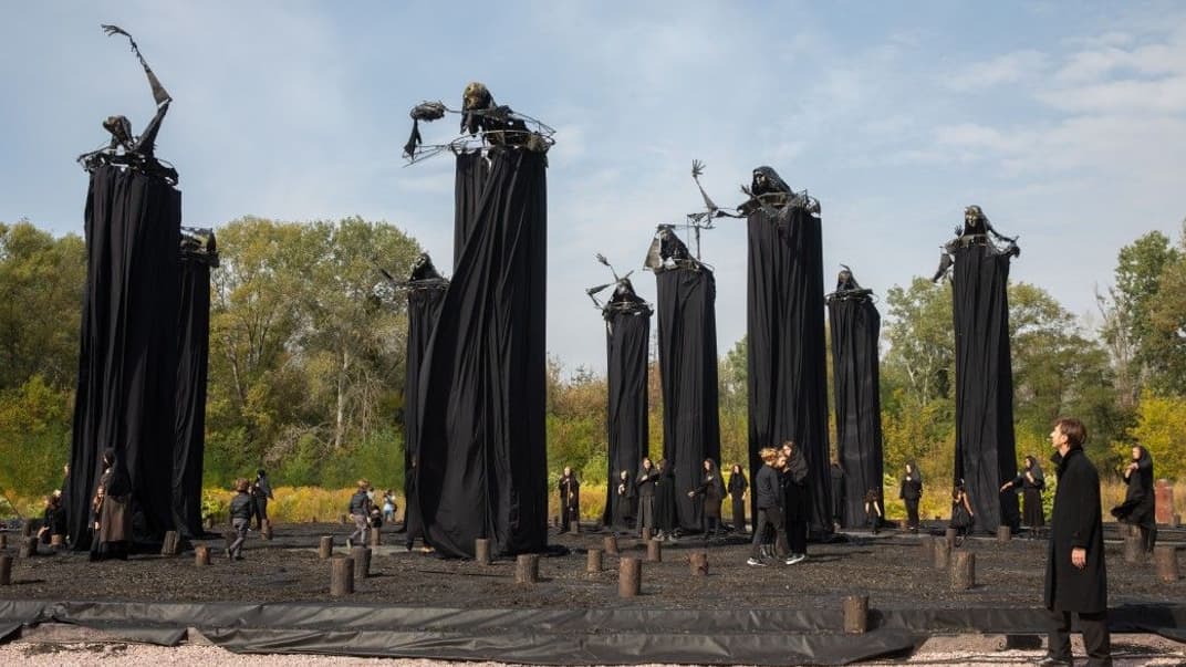 Открытие аудиовизуальной инсталляции к годовщине расстрела в Бабьем Яру