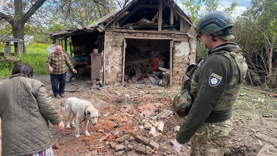 Наслідки обстрілів Костянтинівки 12 травня 2023 року