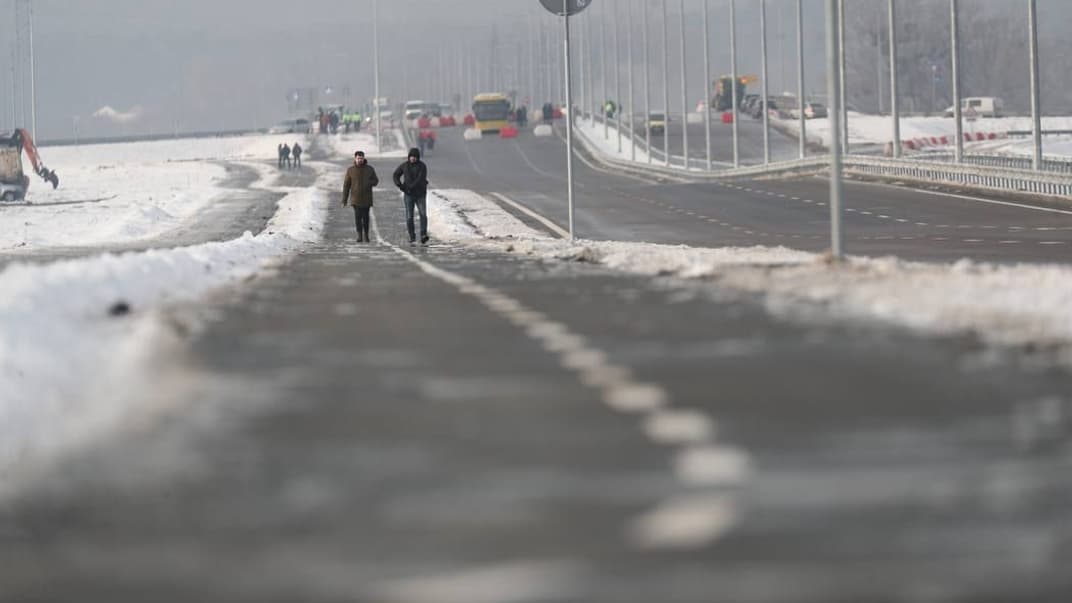 Нова ділянка Великої кільцевої дороги в Києві, 5 грудня 2023 року
