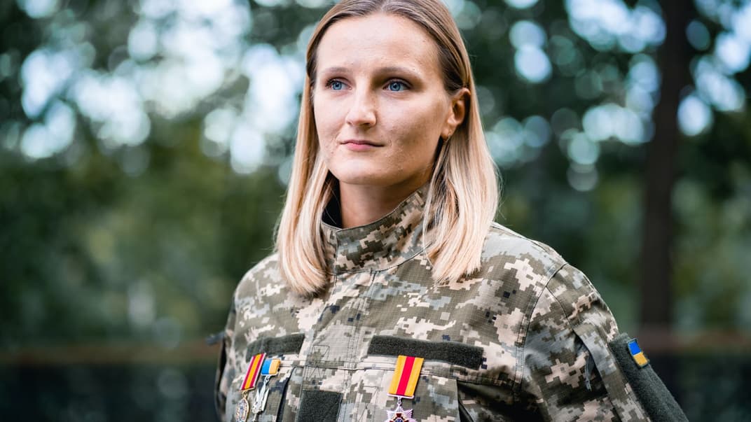 Иванка Чобанюк дома во время интервью