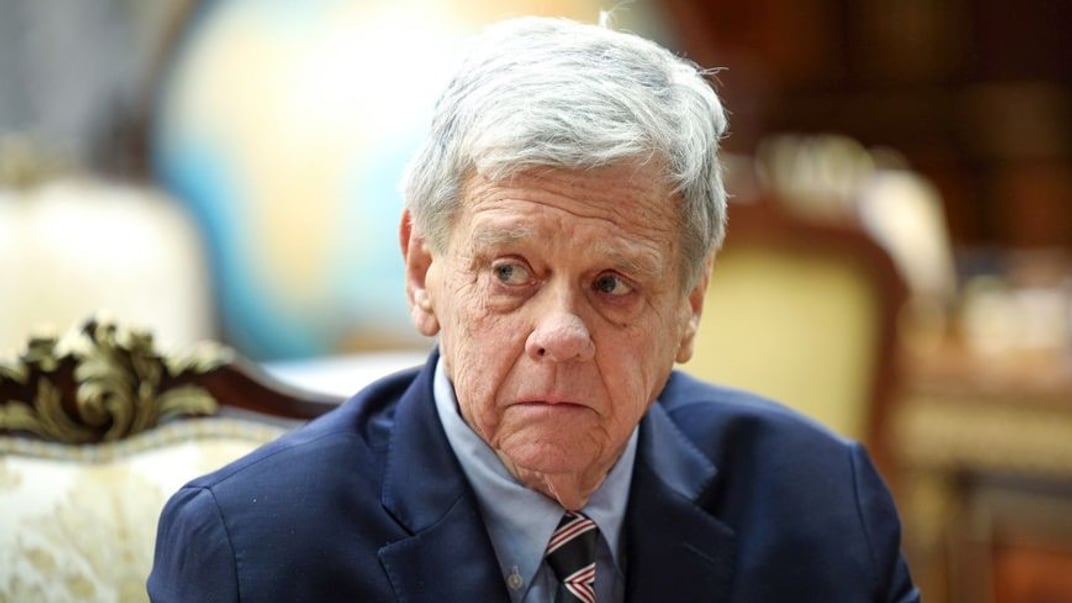 Спецпосланець президента США щодо Білорусі Джон Коул під час зустрічі з білоруським лідером Олександром Лукашенком