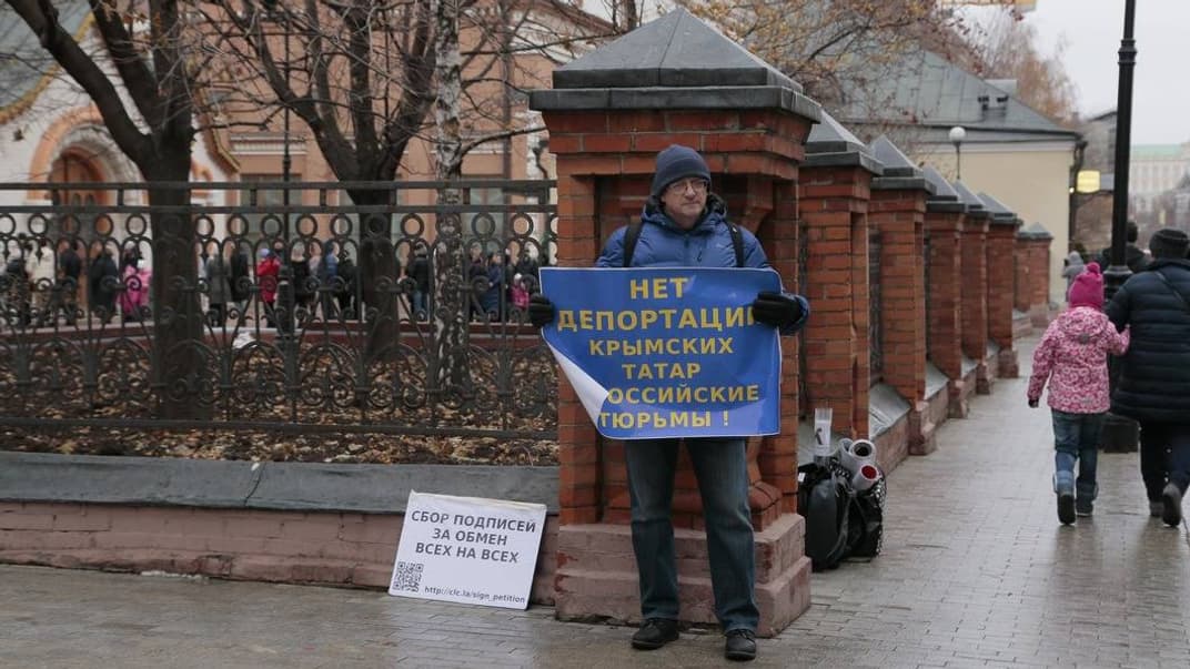 У Москві вийшли на акцію підтримки кримських татар