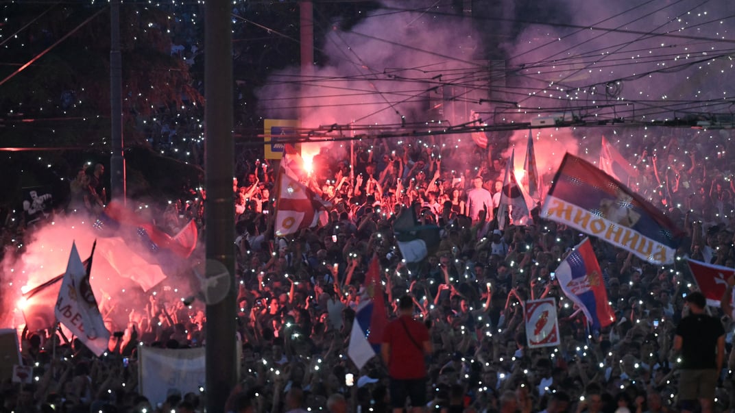 Протести в Сербії, Белград, 28 червня