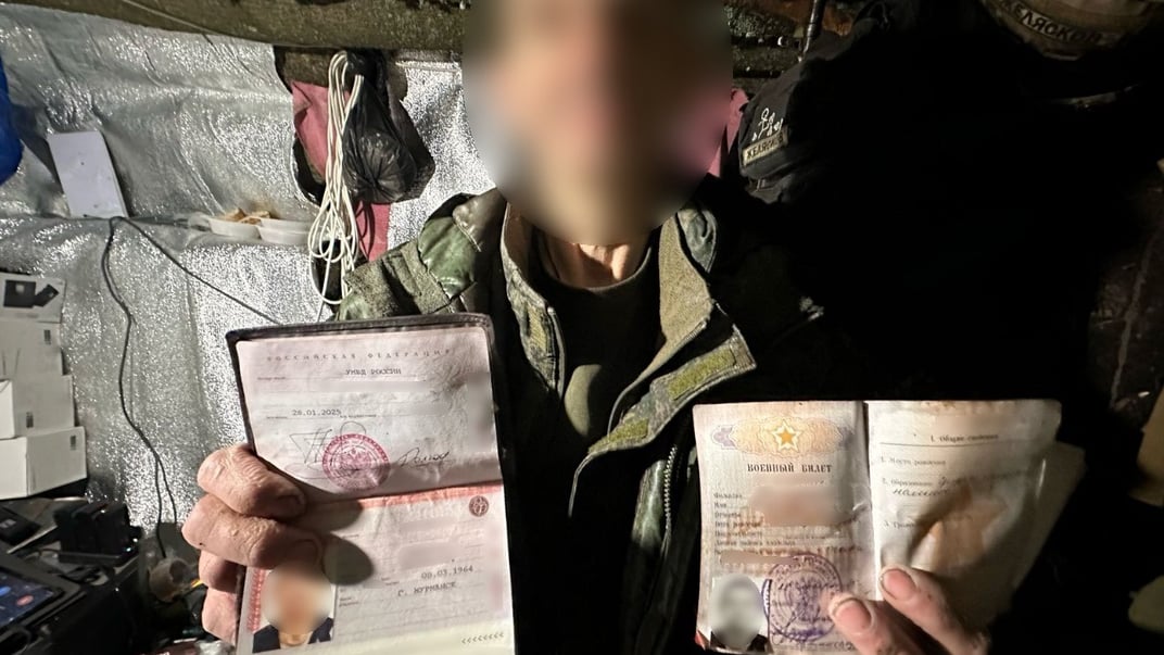 Захваченный в плен военный ВС рф