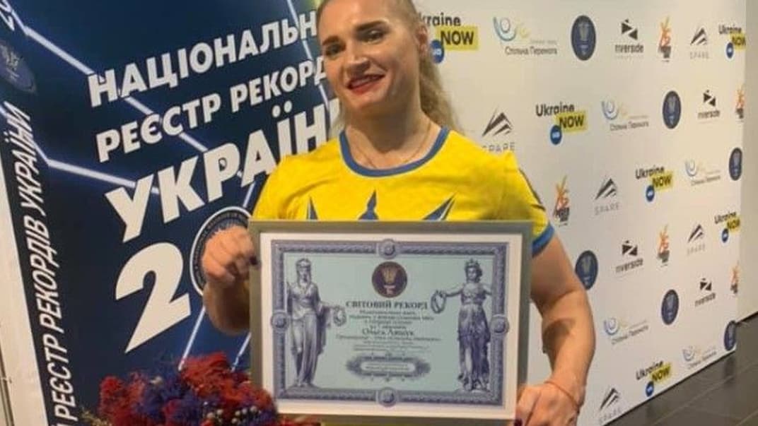 Дворазова рекордсменка Книги рекордів Гіннесса Ольга Лящук