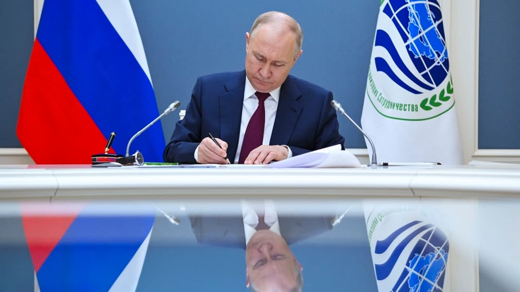 Иллюстративное фото. владимир путин принимает участие в саммите ШОС, июль 2023 года