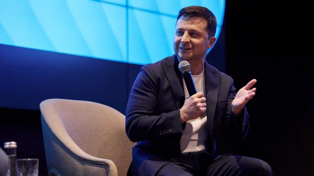 Президент Владимир Зеленский на встрече с представителями IT-индустрии, 4 февраля 2022 года