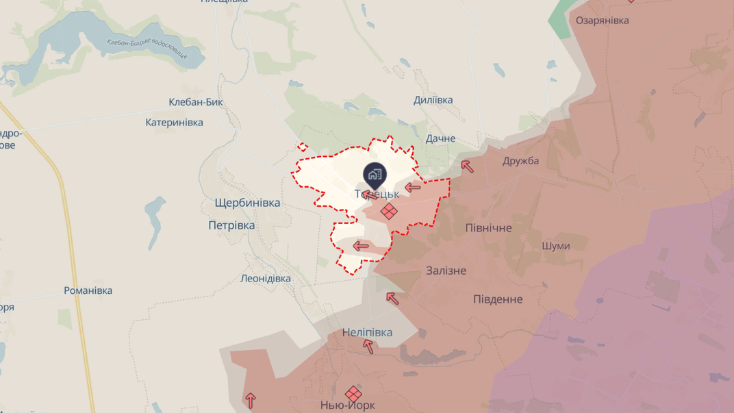 Ситуация в Торецке по состоянию на 2 декабря