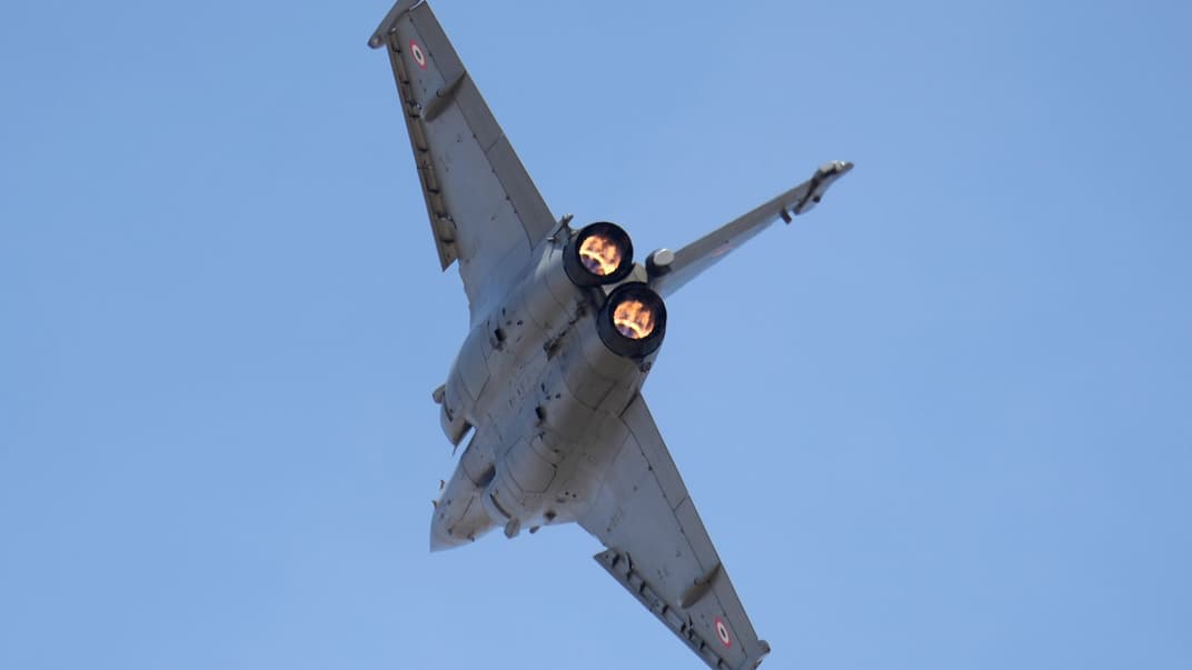 Иллюстративная фотография. Истребитель Rafale французского производства, 11 февраля 2023 года