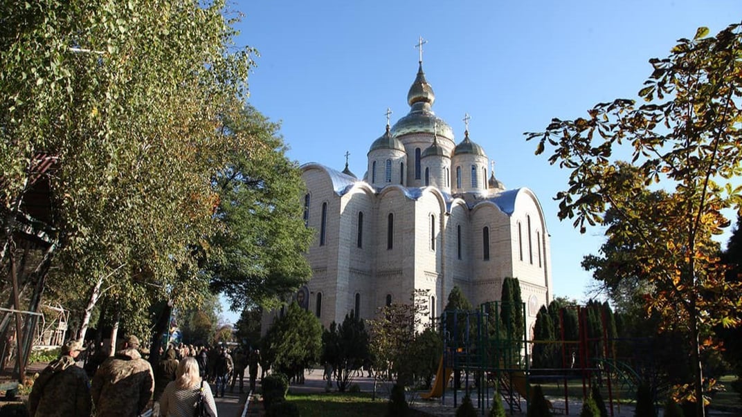 Свято-Михайловский кафедральный собор, ставший гарнизонным храмом ПЦУ