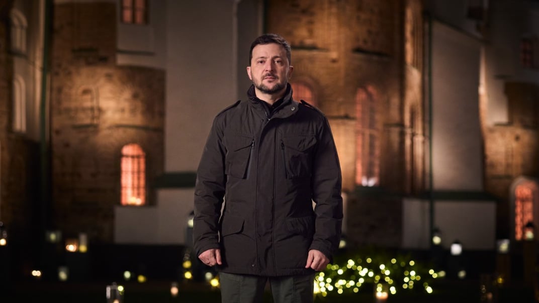 Владимир Зеленский поздравляет украинцев с Рождеством