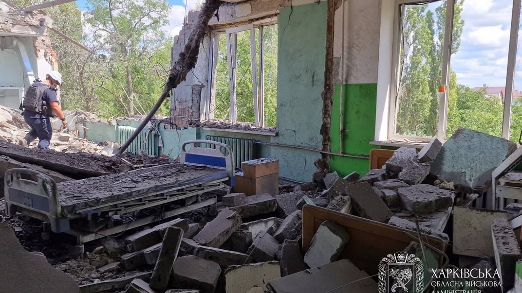 Последствия российских обстрелов в Харькове, 25 июля 2025 года