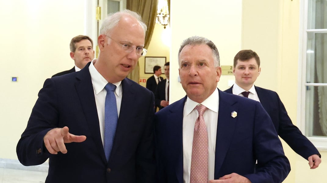 Спецпредставник глави рф Кирило Дмитрієв та спецпредставник президента США Стів Віткофф Спецпредставник глави рф Кирило Дмитрієв та спецпредставник президента США Стів Віткофф