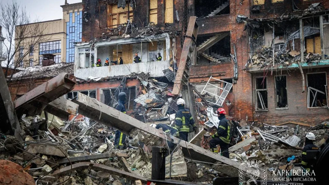 Наслідки російської атаки на Харків, 2 січня 2026 року