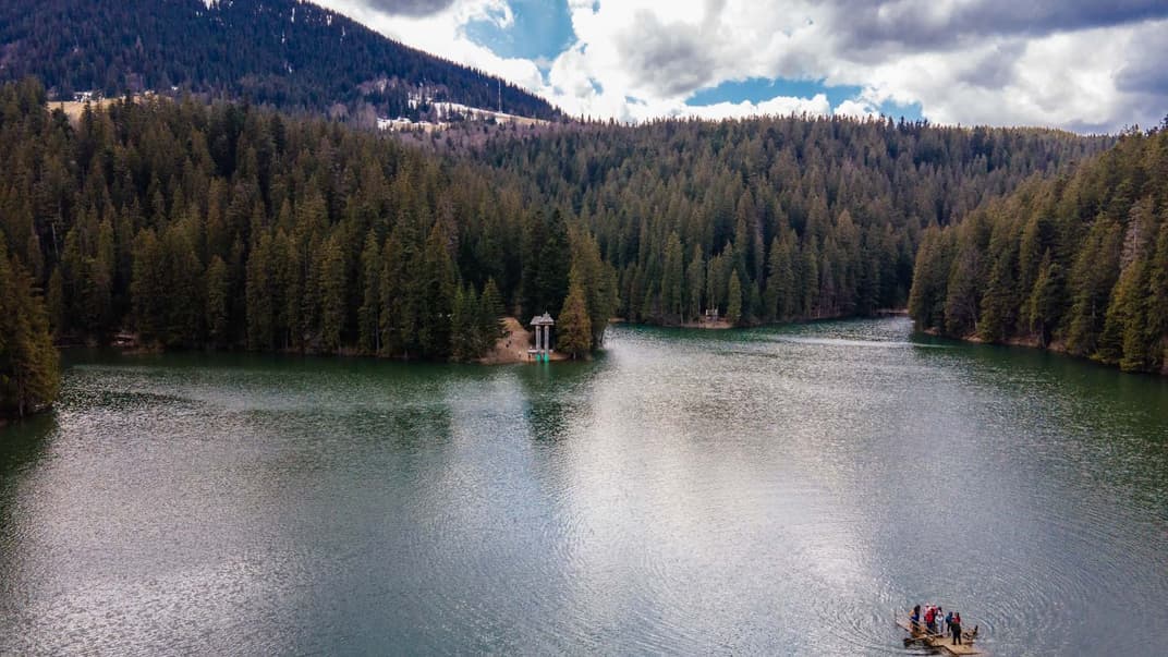 Національний природний парк «Синевир», який входить до списку світової спадщини ЮНЕСКО і Смарагдової мережі України