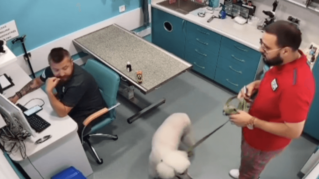 Мужчина обругал ветерана ВСУ на протезах, работающего ветеринаром, за то, что тот не смог подойти к его собаке