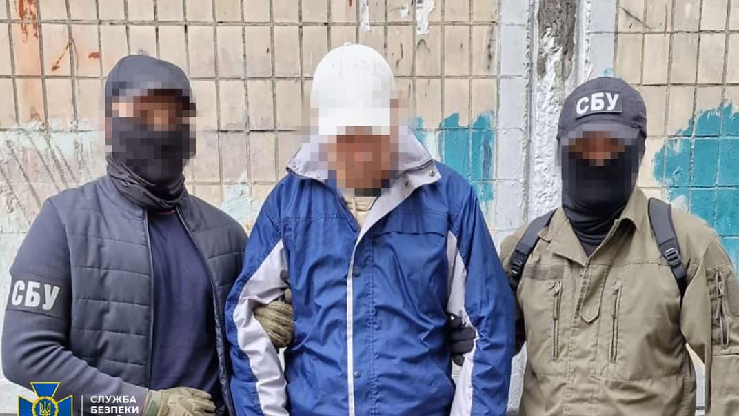 Задержание одного из подозреваемых