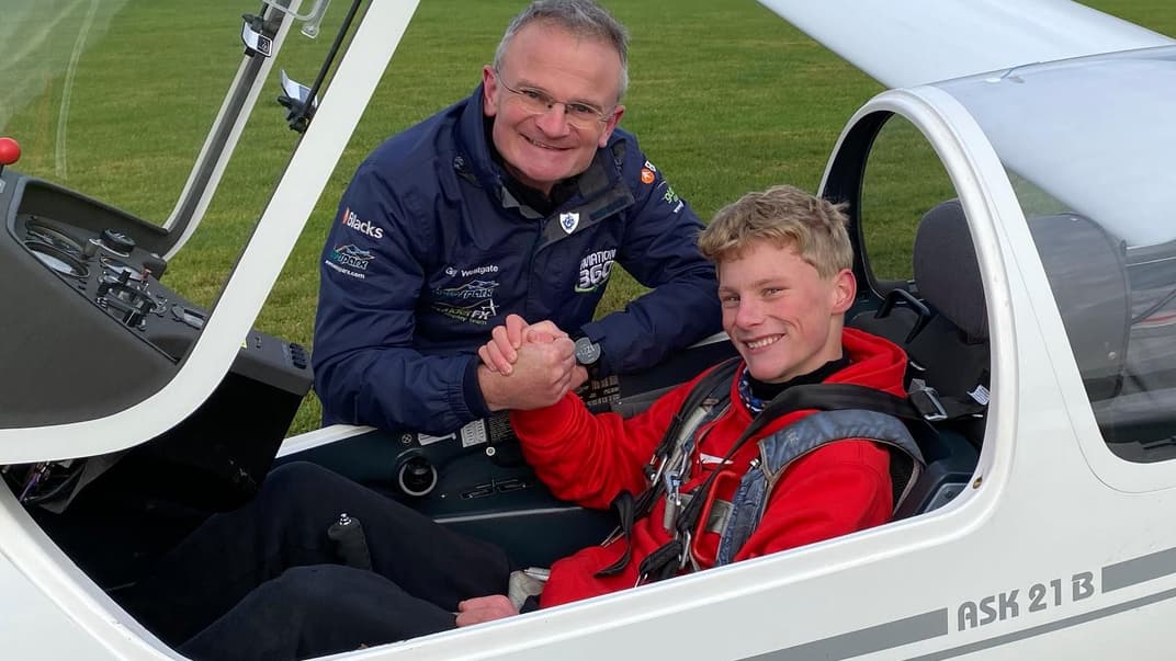 Алекс Вестгейт вместе с отцом